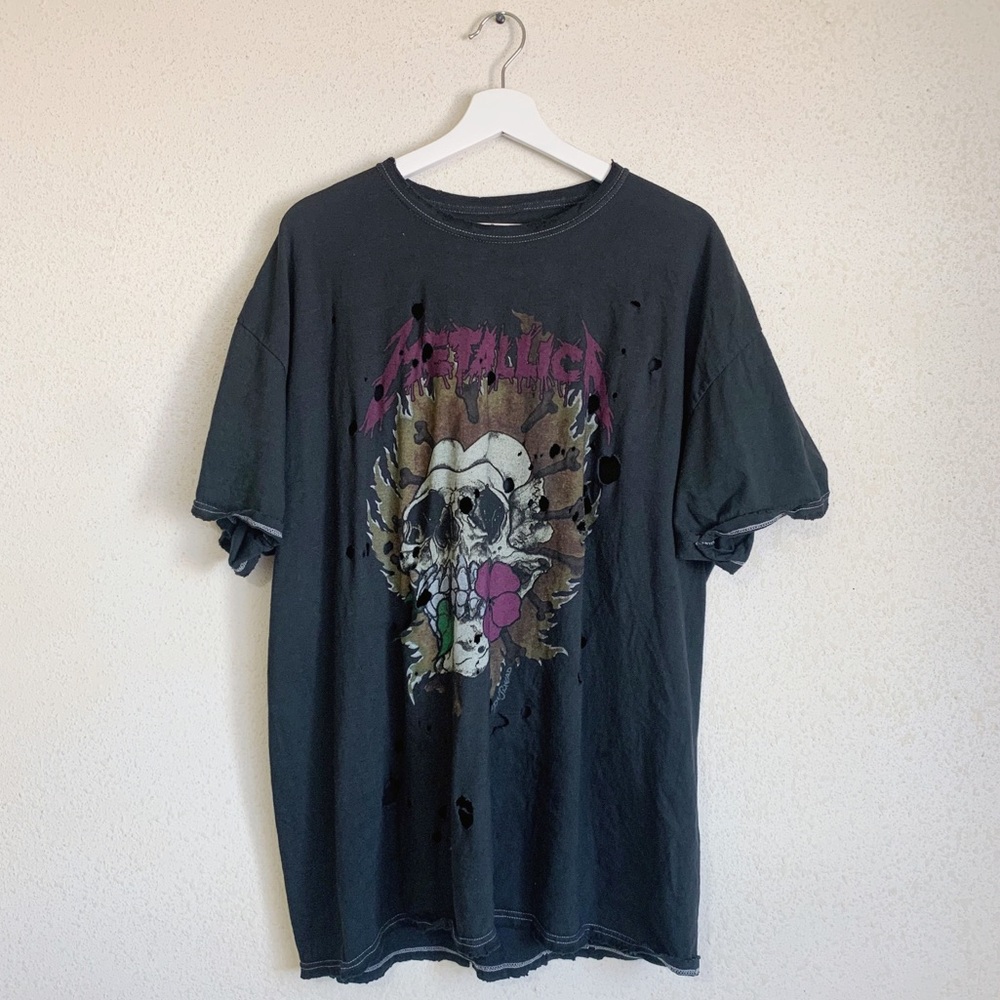 Metallica Oversized Graphic Tee